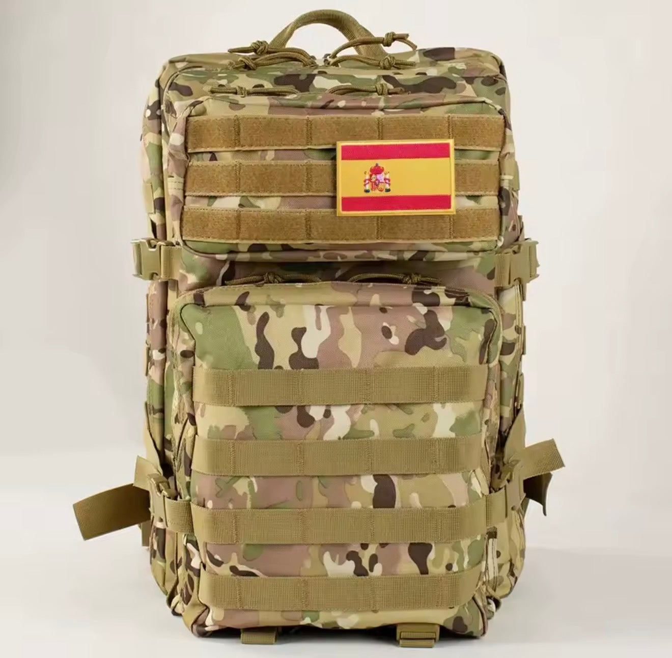 Mochila táctica impermeable 45L para camping y supervivencia