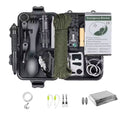 Kit de Supervivencia Multifunción – Herramientas de Emergencia para Camping, Senderismo y Aventuras