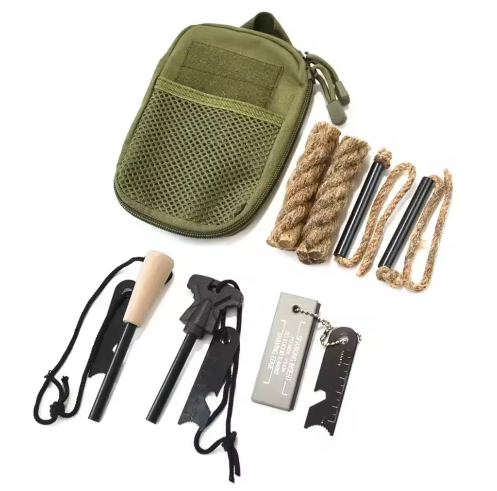 Kit de encendedor supervivencia - Juego de Pedernal