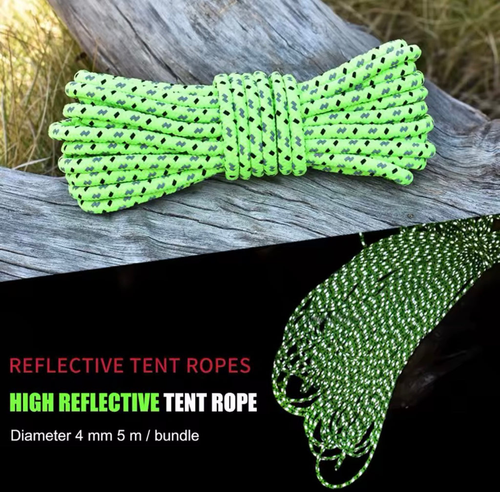 Cuerda Paracord de Supervivencia 5 m – Cordón Multifunción Resistente para Camping y Emergencias